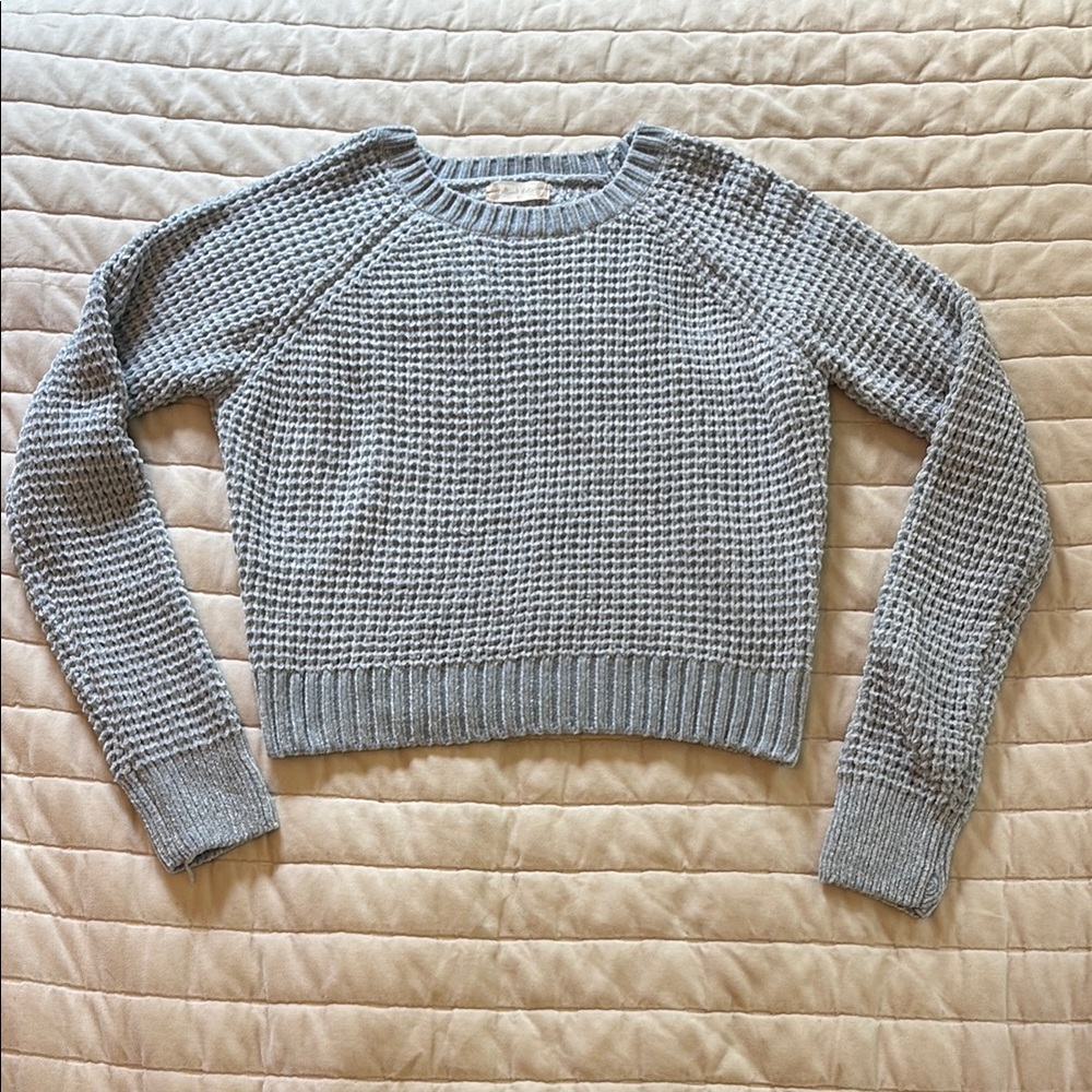Altar'd State Baby Blue Textured Knit Sweater
